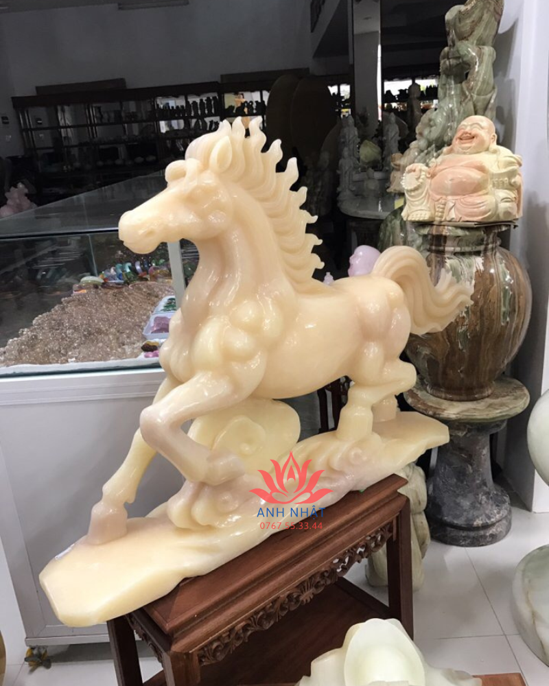 CG03 - Tượng 12 Con Giáp, Tượng Đá Con Ngựa