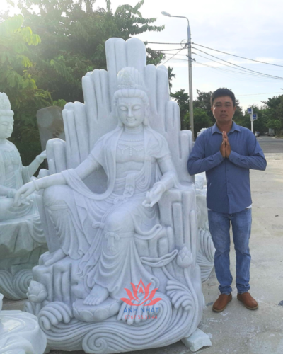 Tượng Quan Âm tự tại-dieukhacdaanhnhat.com