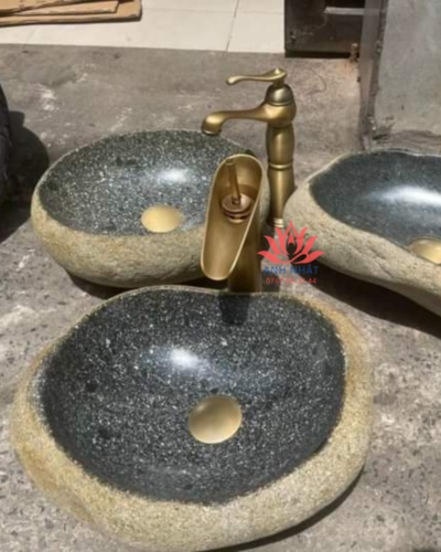 CR04 - Chậu Rửa Mặt Bằng Đá, Chậu Lavabo Đá Tự Nhiên