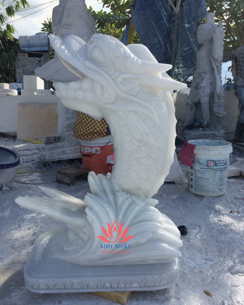 Tượng cá chép hóa rồng- dieukhacdaanhnhat.com