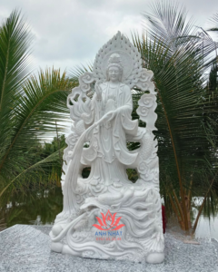 Tượng quan âm ngự long Tượng quan âm ngự long- dieukhacdaanhnhat.com