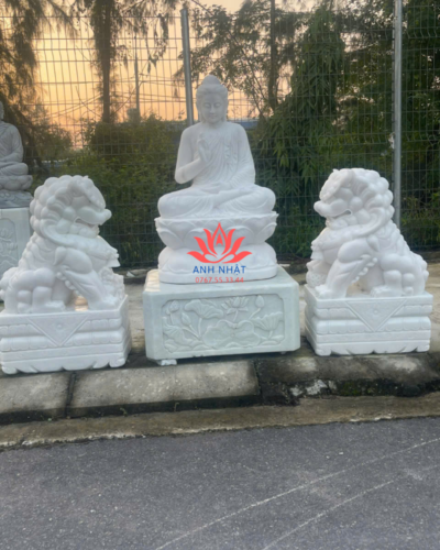 KL23 - Tượng Kỳ Lân Đá Đặt Cổng