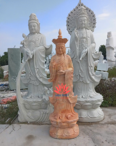 ĐT07 - Tượng Địa Tạng Vương Bồ Tát Đá, Giá Tốt
